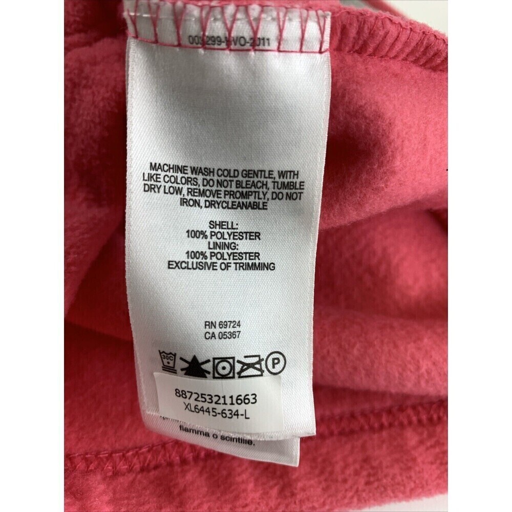 BOGO Columbia Sawyer Rapids 2.0 Full Zip Fleece Jacket Light Pink Women Large - Picture 12 of 12